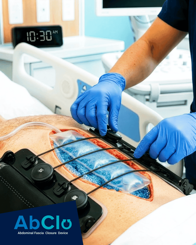 InventorrMD's tweet photo. Did you know AbClo™ simplifies open abdomen care? Unlike invasive traction systems, AbClo is designed for easy bedside adjustments, saving precious time and resources for surgical teams.

Explore the design: https://t.co/WqVfUFEmld

#AbClo https://t.co/QKI71JCXX2