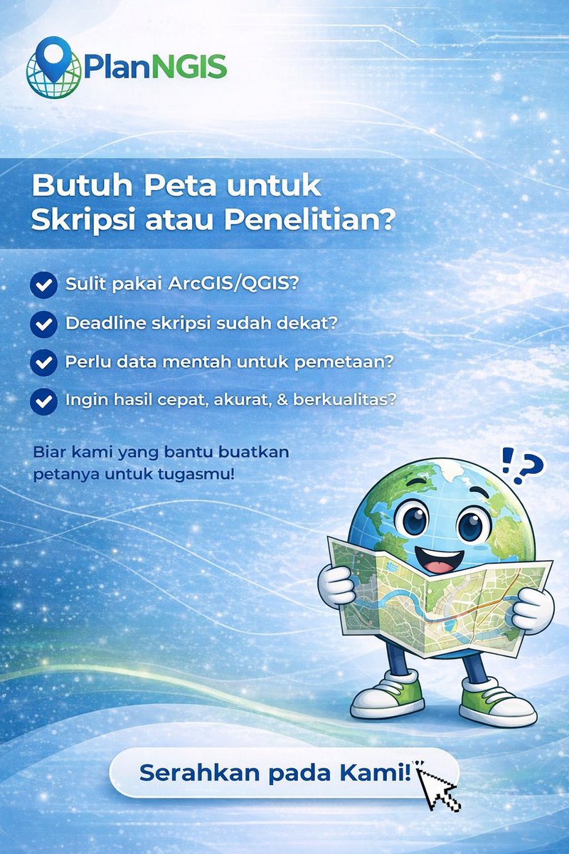 PlanNGIS || Joki Peta & Tutor Peta🌏 tweet media