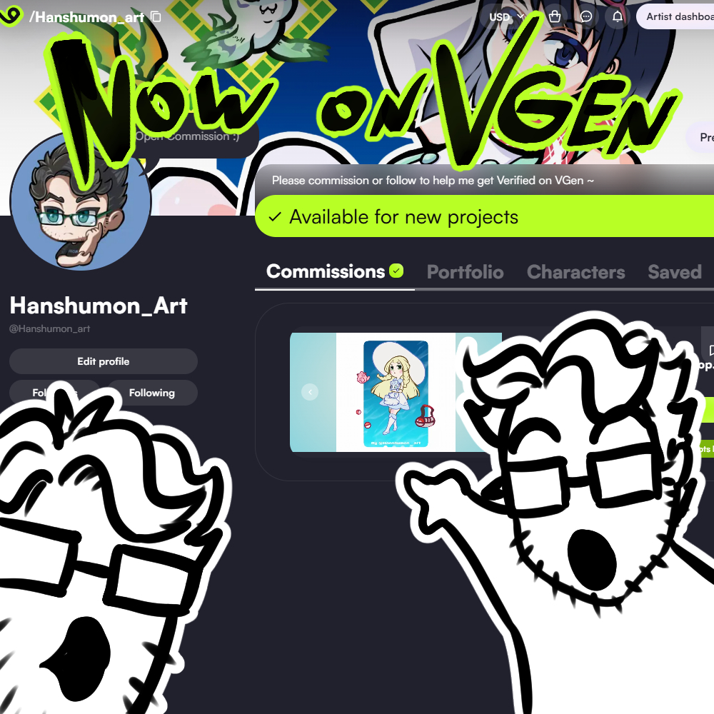 Hanshumon_art (Commission Open) tweet media