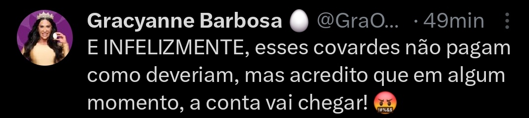 Polêmico tweet media