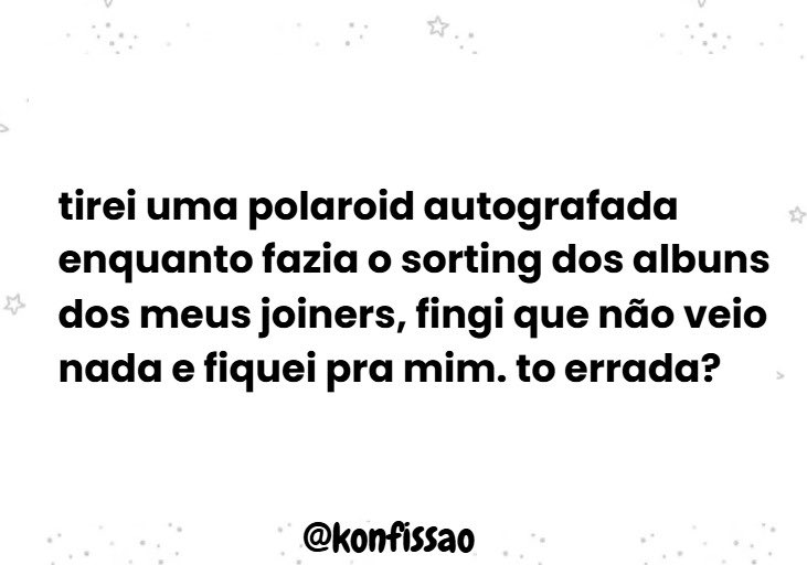 Confissão KCollector tweet media