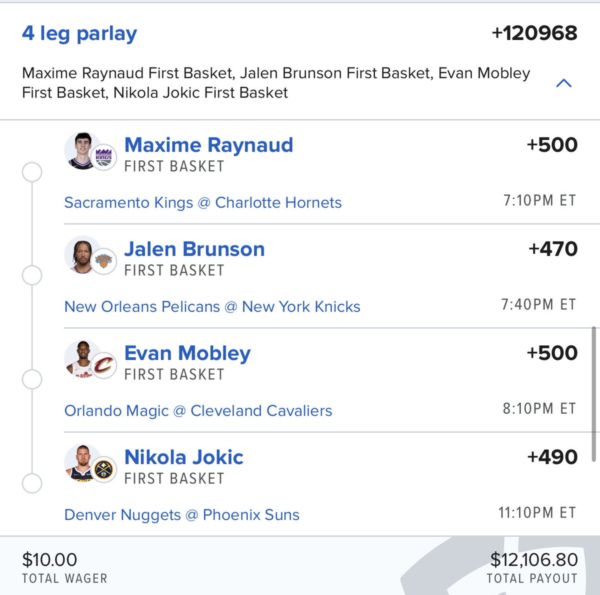 The OddsFather tweet media