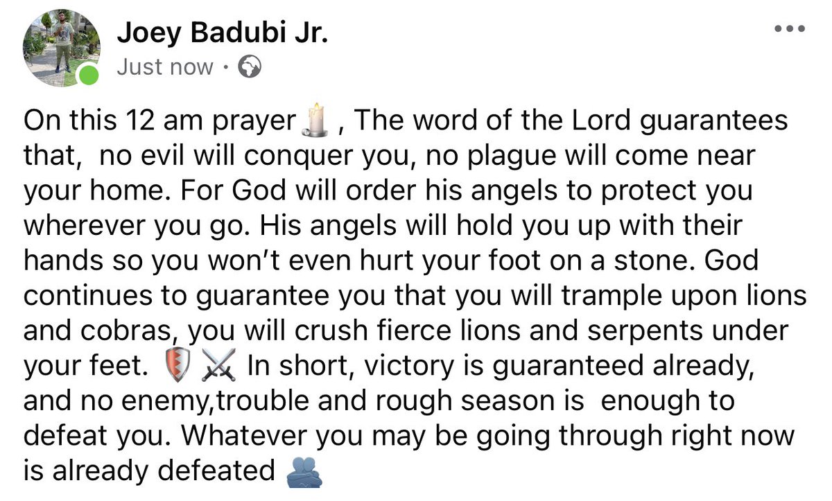 Joey Badubi Jr. tweet media