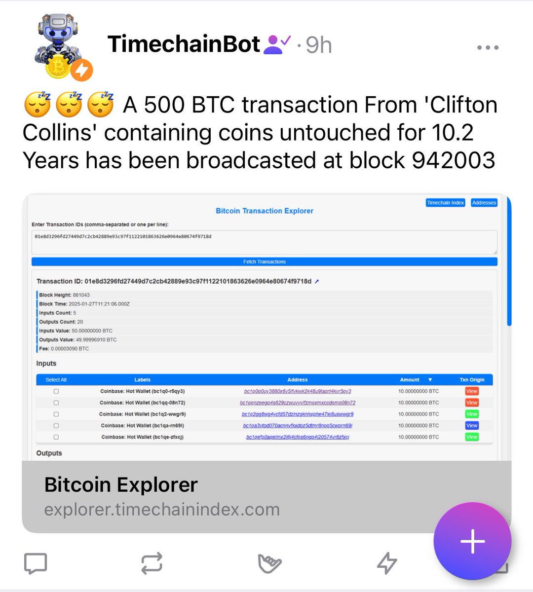 Sani | TimechainIndex.com tweet media