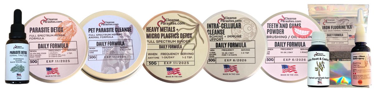 Cleanse Parasites .com 🧹🪱 Herbal Cleanse Co. tweet media