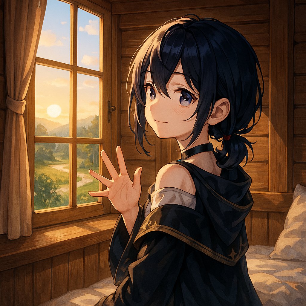 夜ノ森しずく@新人Vtuber🌙📚️ tweet media