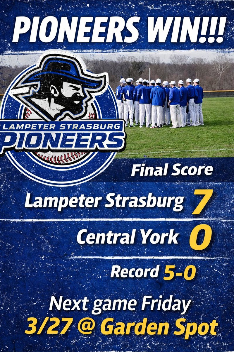 Lampeter Strasburg Baseball tweet media