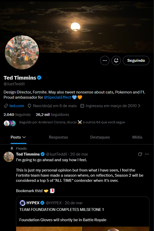 Portal Fortnite Brasil tweet media