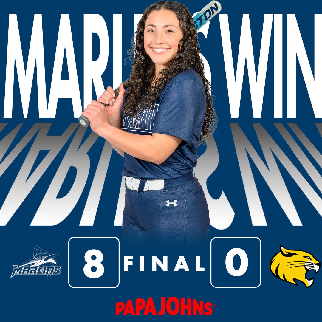 vwu_marlins's tweet image. Marlins Sweep Conference Opponent Randolph with an 8-0 win in game two! Congratulations Softball! 

This sweep was sponsored by @hrpapajohns ! Use the code “Marlins30” to get 30% off! 

#MarlinsWin // #Sweep // #Softball