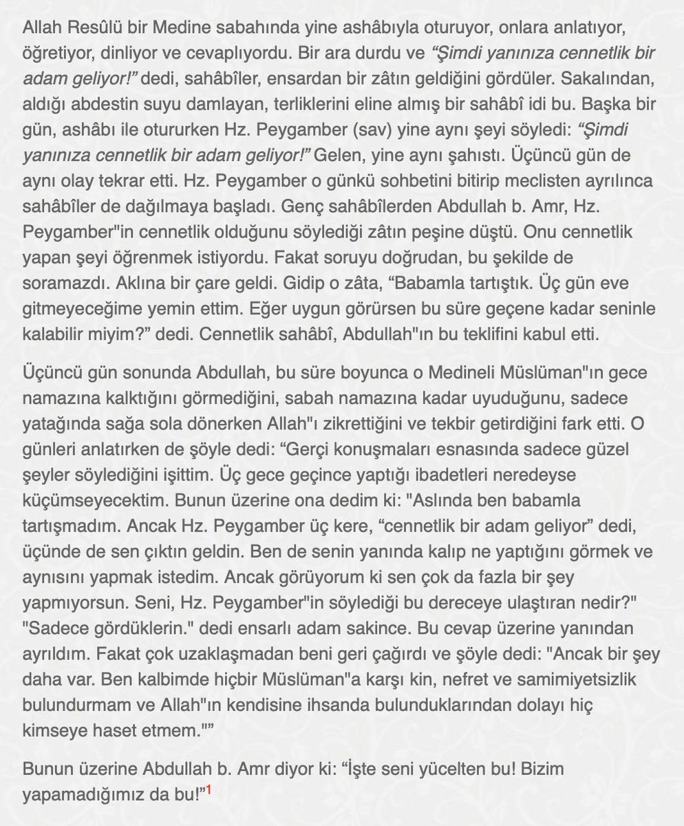 ipeknuraskin's tweet photo. Allah’ım gönüllerimizi bu sahabi efendimizinki gibi sâfî ve selim kıl 🤲🏻 https://t.co/v88MFr7lfa