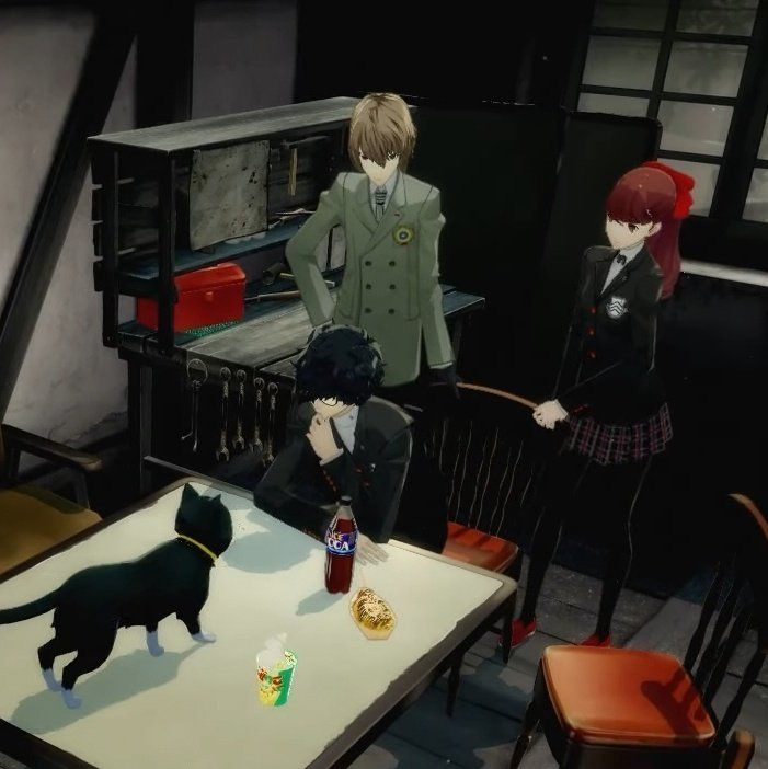 Finny🦇playing p4g for 1st time tweet media