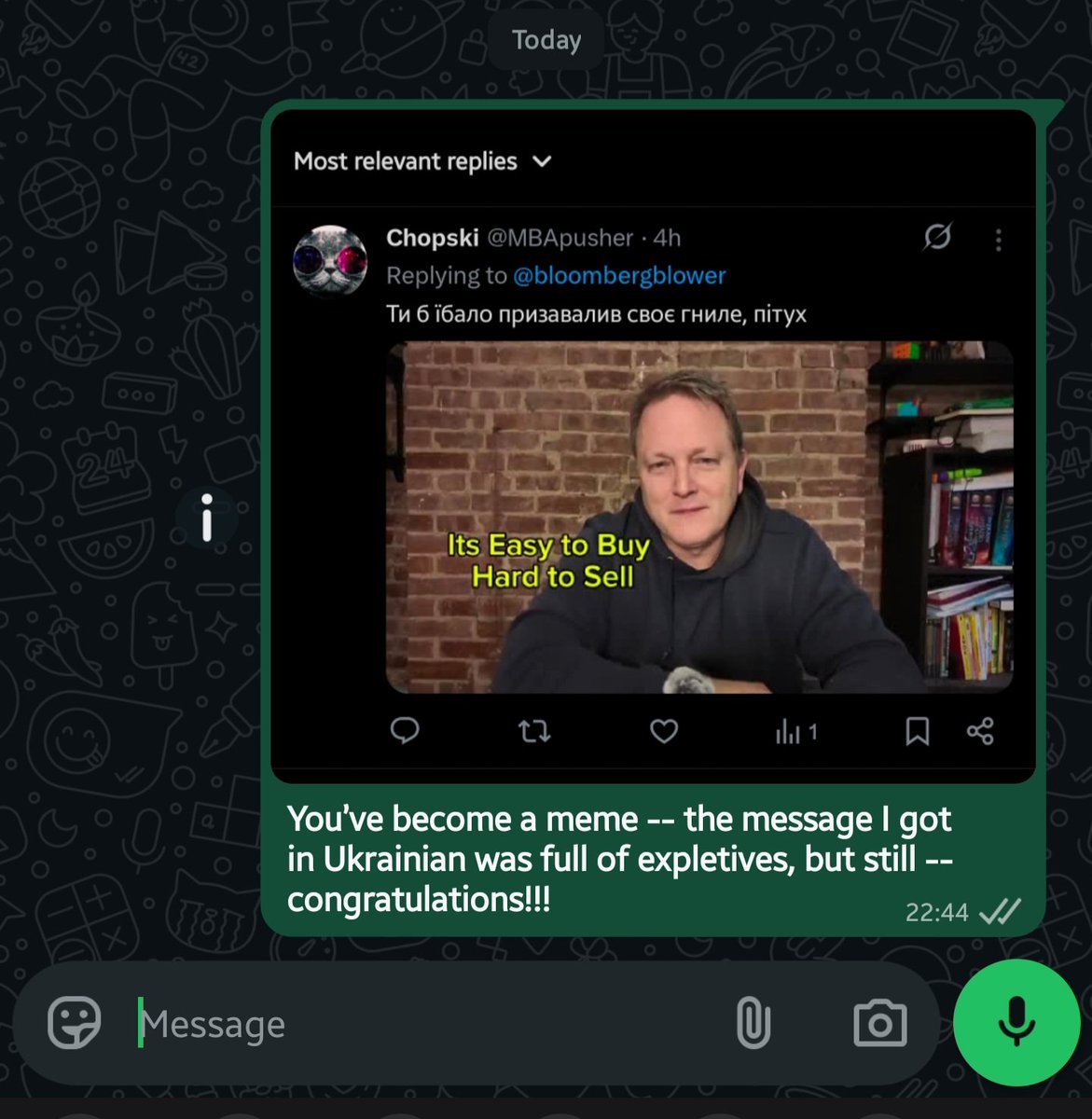 Bloomberg Whistleblower tweet media