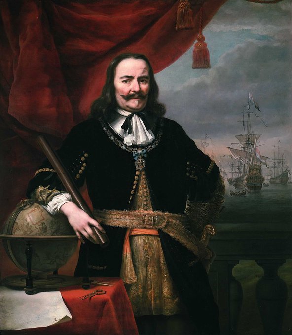 jdmccafferty's tweet image. 24 Mar 1607: b. Michiel de Ruyter, future Lieutenant-admiral general of the United Provinces #otd at Vlissingen. #Dutch hero of the Anglo-Dutch wars