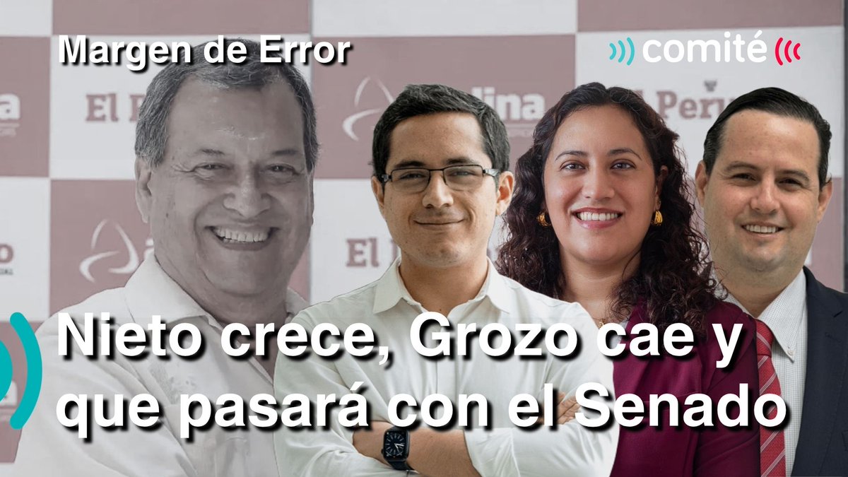 comitedelectura's tweet photo. ¿Qué dice la última encuesta de Datum? ¿Qué pasará con el Senado?
Escucha ya el nuevo episodio de Margen de Error, un podcast para nerds electorales conducido por @JavierAlban, @Barbarasv17 y @RonaldCrossPeru
🔗: https://t.co/tgYva2AhQ0 https://t.co/9CDEVb8z0l