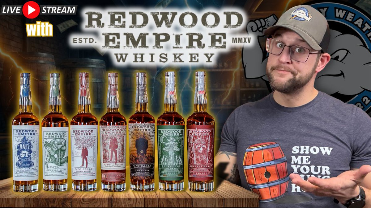 whiskey_wx's tweet image. I am LIVE on YouTube with Redwood Empire Master Blender, Lauren Patz to talk about their products and what is next for the Redwood brand! Tune in through the link youtube.com/live/XOjg42e7T…  #BOURBON #california