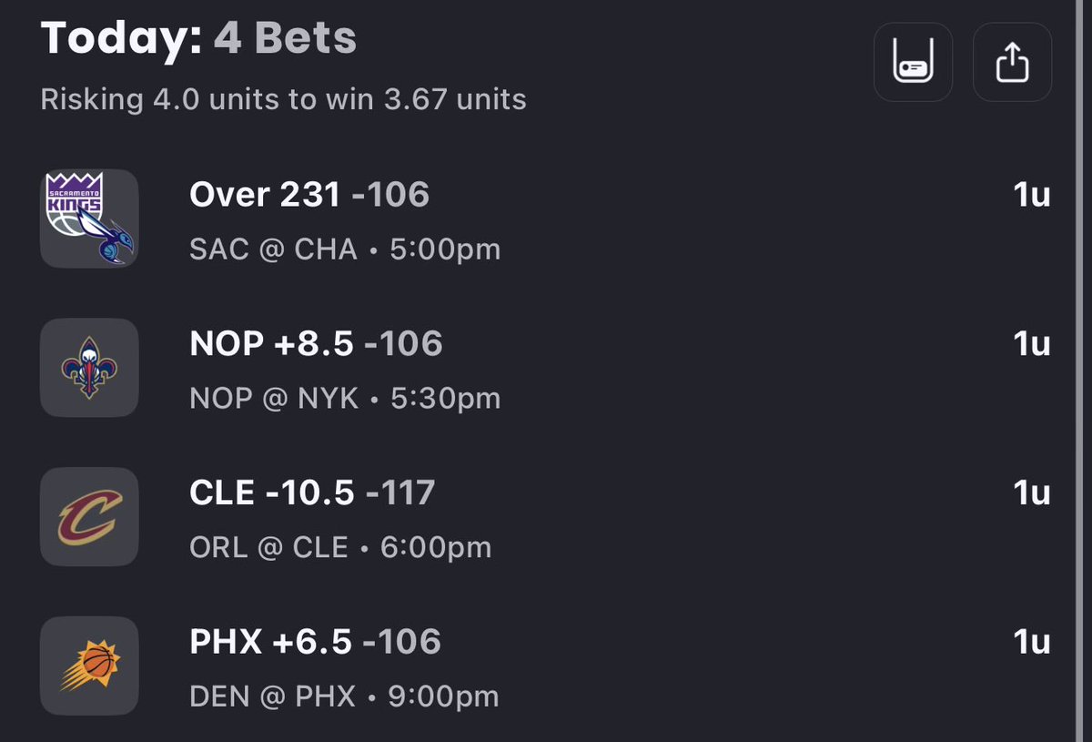 GMx_Picks's tweet photo. Así vamos en #NBA.
Vamos por otro #ProfitDay. https://t.co/JR5UDt7CuA