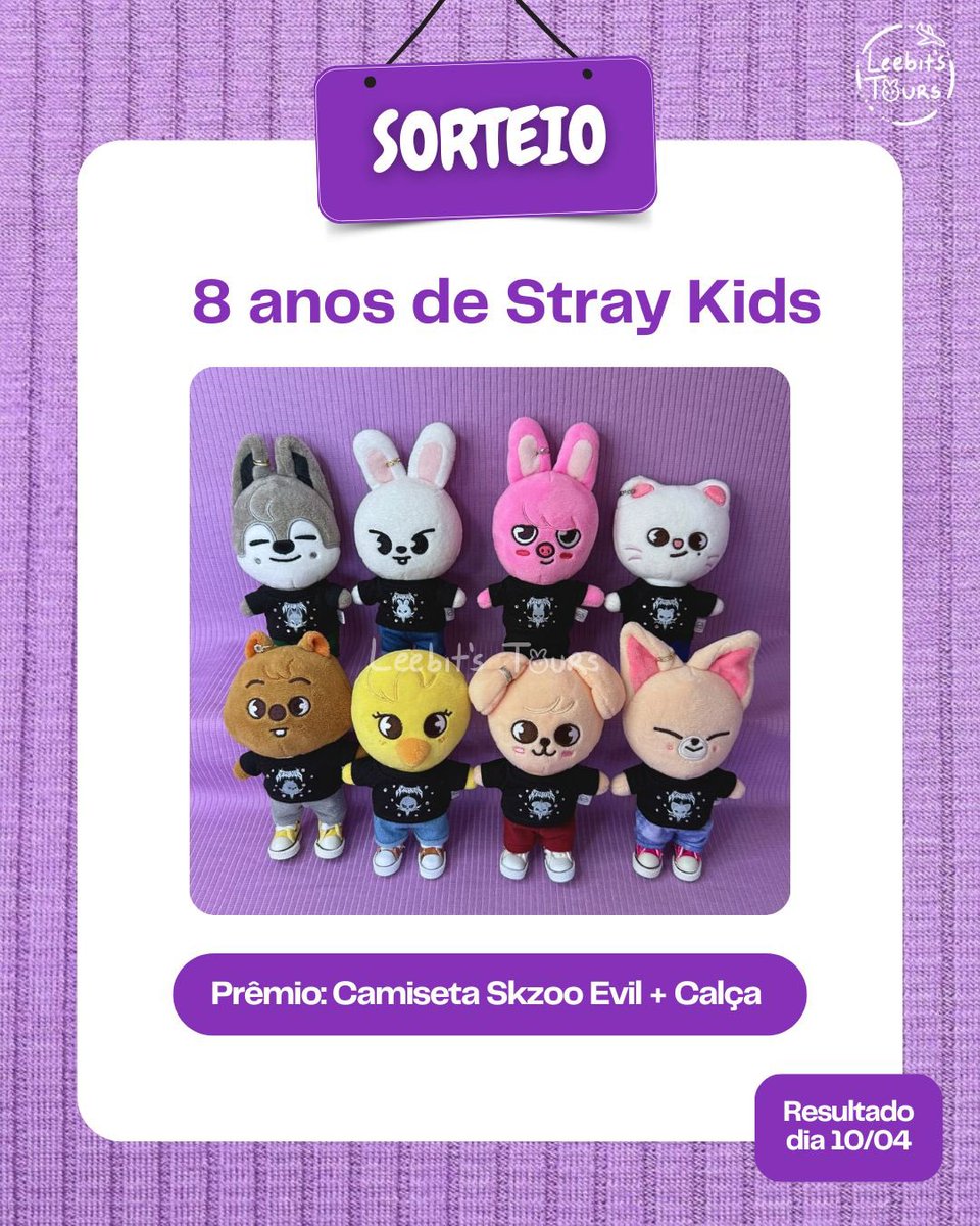 Leebit’s Tours • Roupinhas de Skzoo tweet media