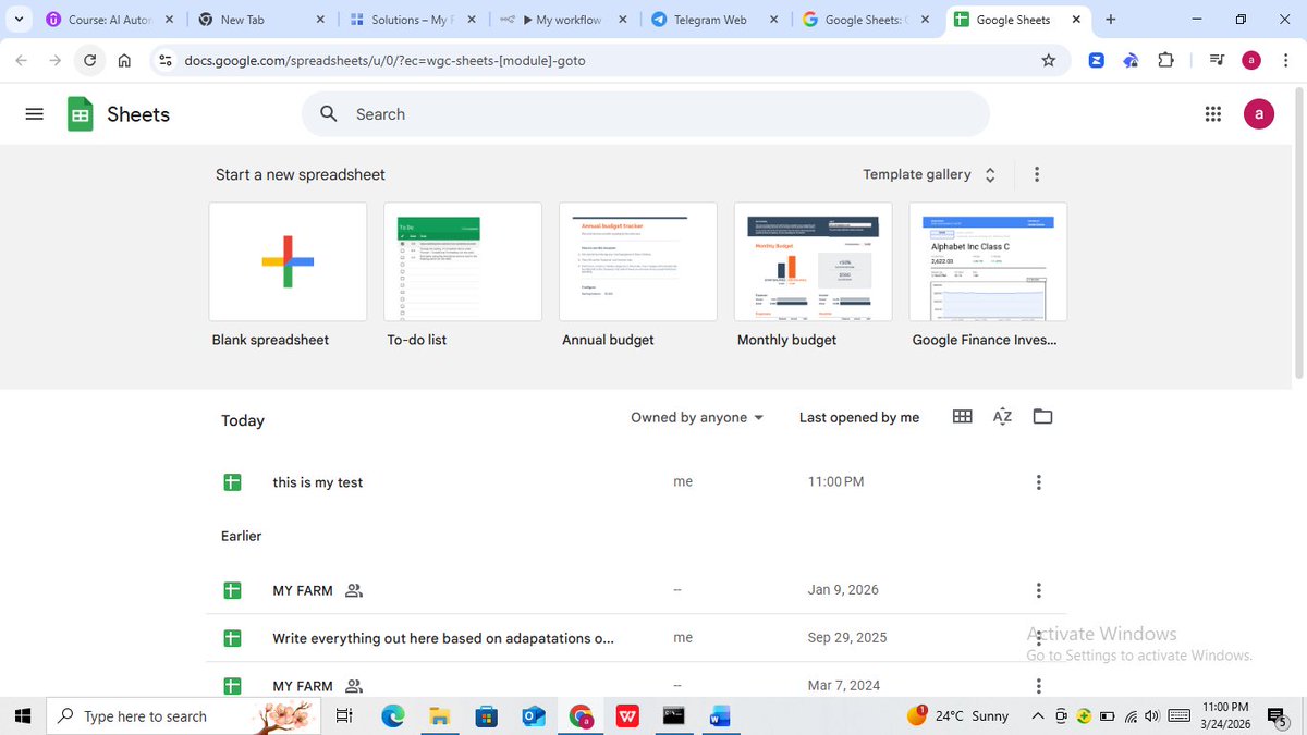 Seekerbase's tweet photo. Continuation my AI automation journey. 

Today I worked with Google cloud + Google sheets 

1/ Generated client keys and secrets keys on Google clouds. 

2/ Automated data flows into sheets 

3/ showed results in action. 

Next step: expanding automation with AI/LLMs. https://t.co/XNKLshu2yw