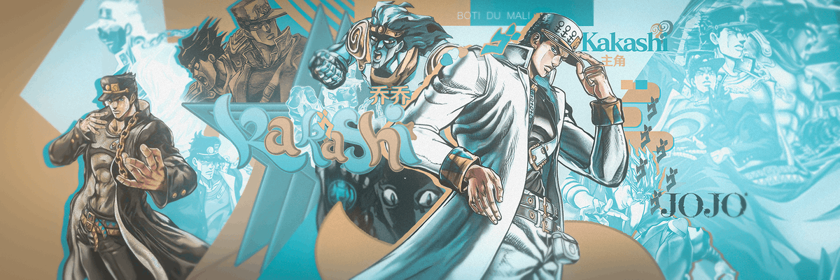 GraphismeMaster's tweet photo. wip jojo Header https://t.co/dU5PrFWmNm