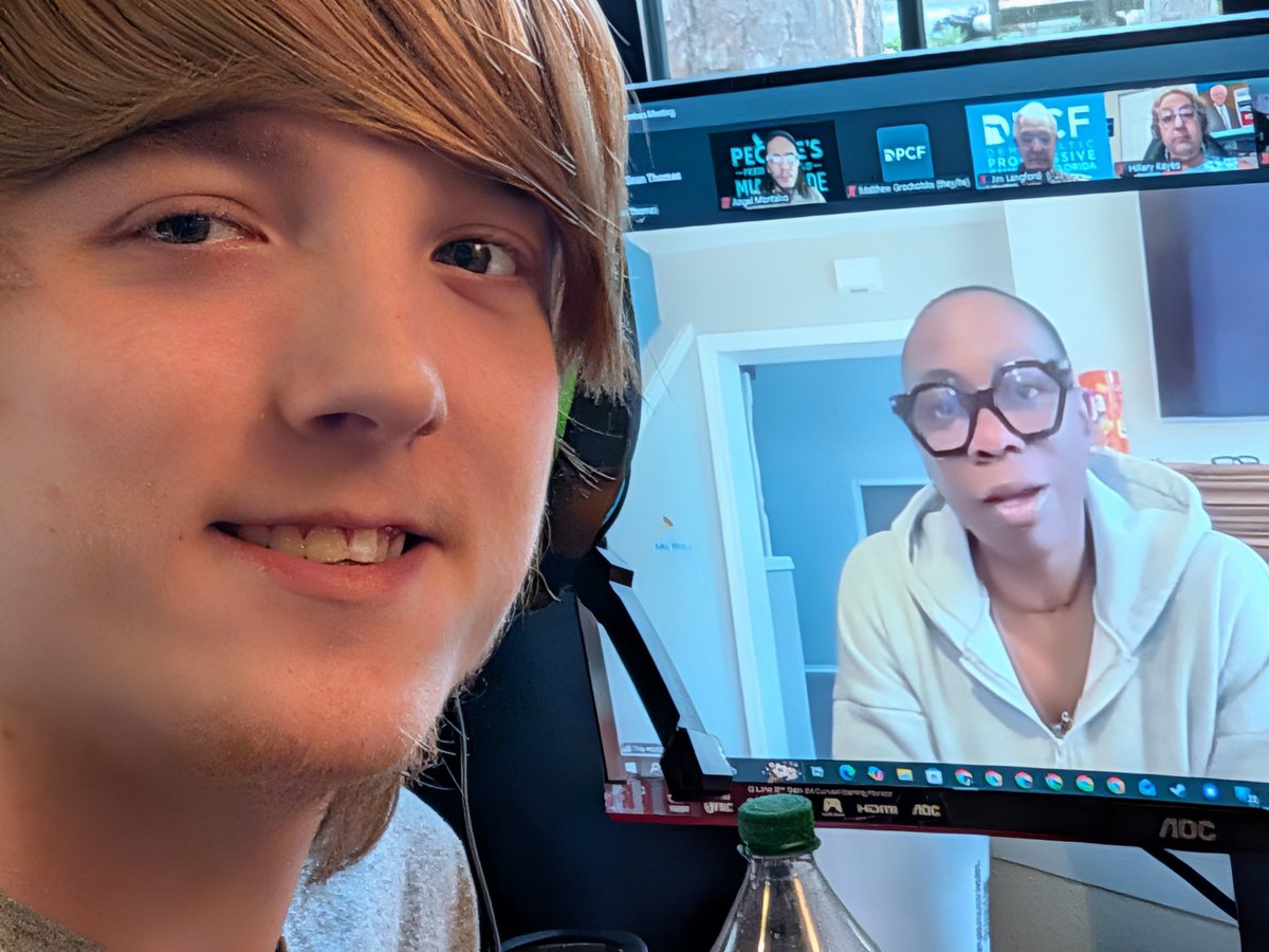 Listening to former Ohio State Senator <a href="/ninaturner/">Nina Turner</a>, a prominent Progressive force and voice across the United States.

Honored to be here, listening to her over zoom, while running to be the next Secretary of the Democratic Progressive Caucus of Florida.