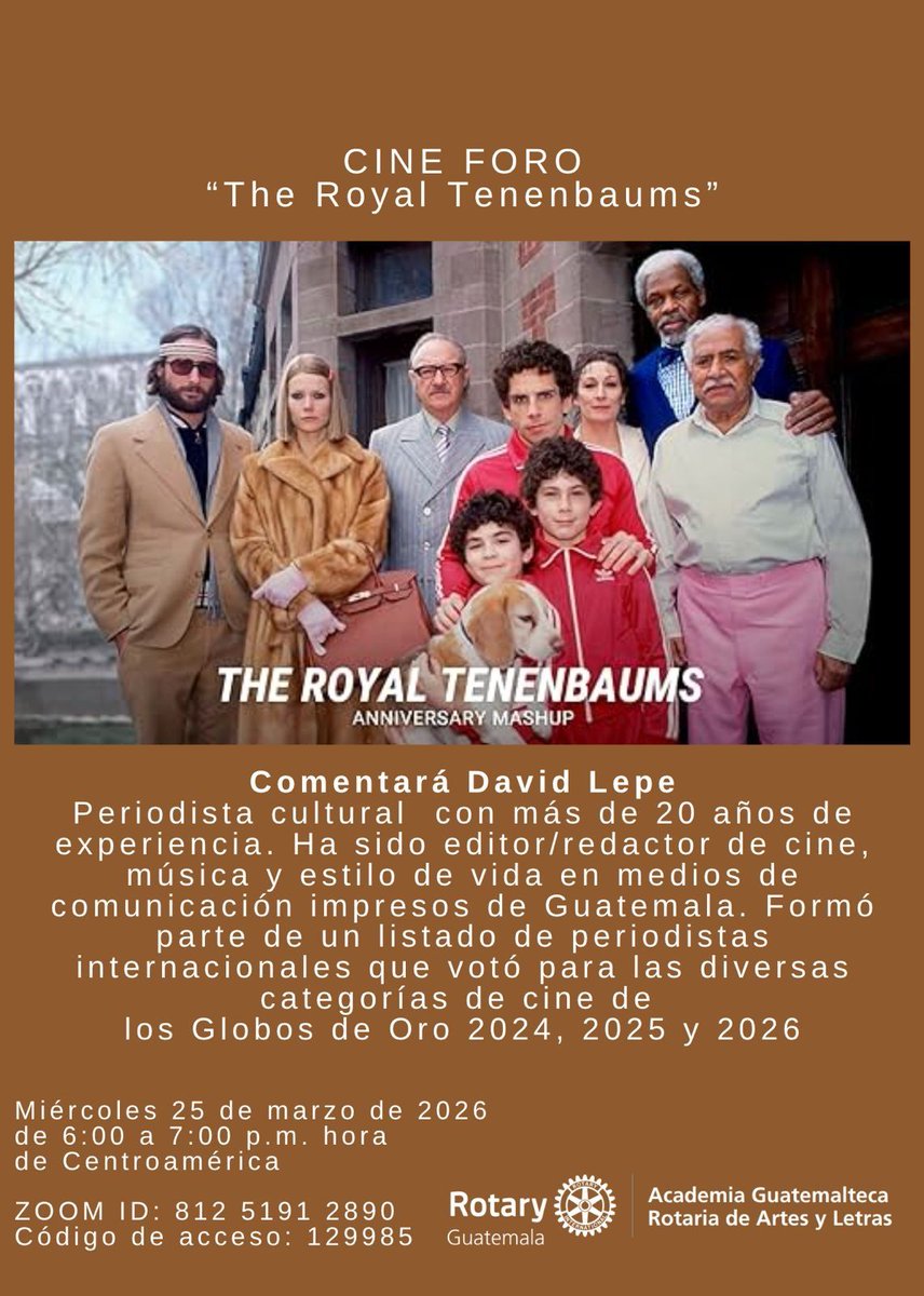 lepedavid's tweet photo. Están invitados.
#cine #WesAnderson #cineclub https://t.co/jP857S3Pp8