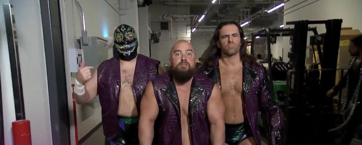 BlazexInferno's tweet image. #AlexReynolds #EvilUno #JohnSilver #TheDarkOrder #AdamPage #AEW
