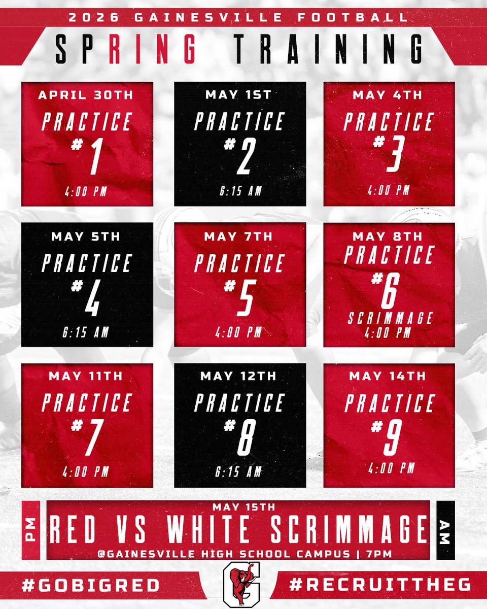 Gainesville HS Football tweet media