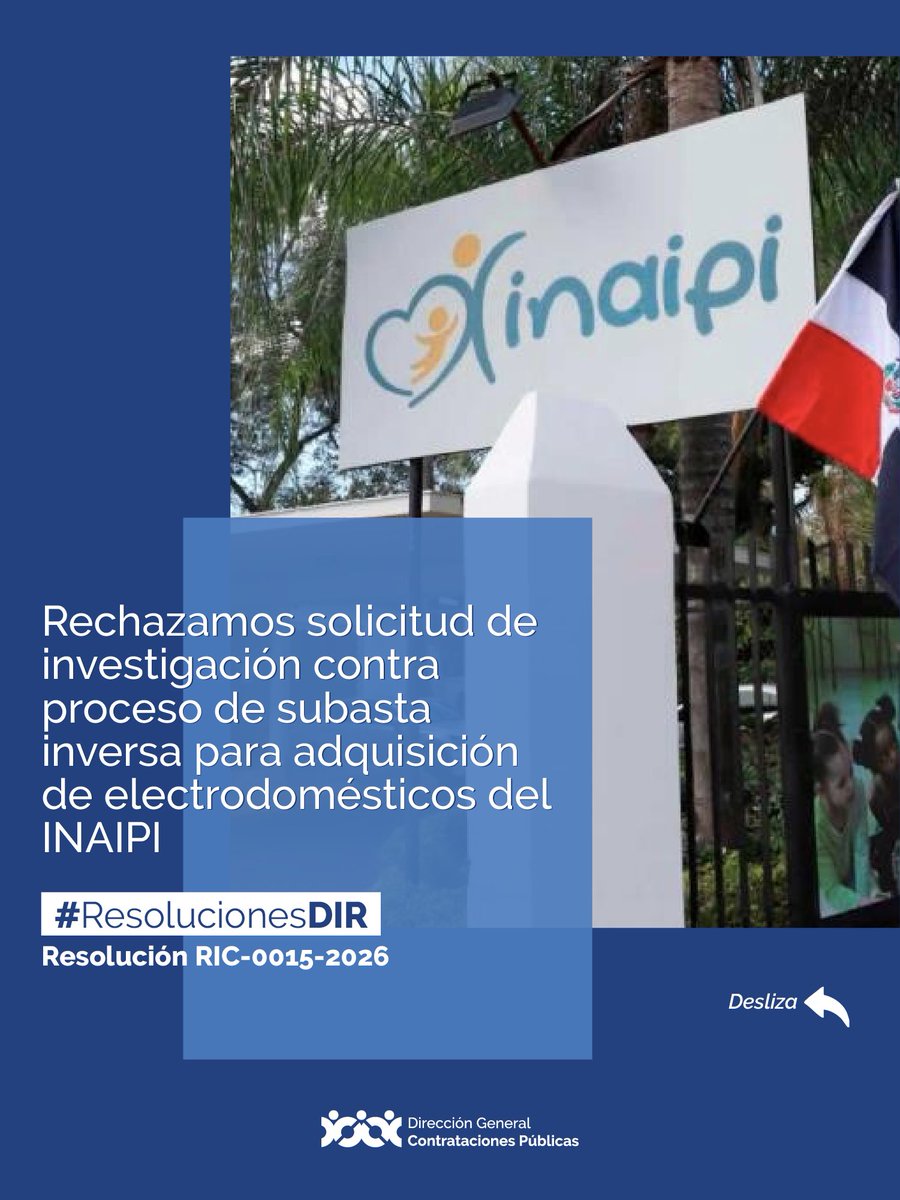 Dirección General de Contrataciones Públicas tweet media