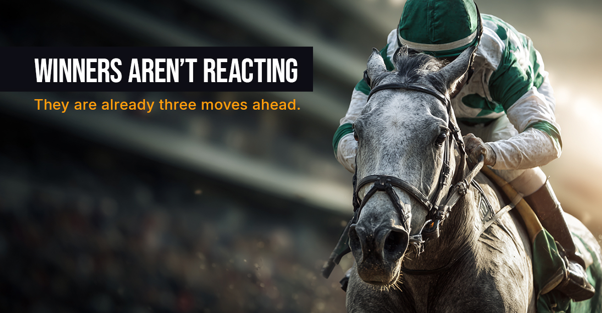 cjcrace's tweet photo. Most riders are watching the horse right in front of them.
But by the time you see a threat that close, you are already reacting too late.
The ones winning are three moves ahead before the race even settles.
#HorseRacing #CJCRace #RacingStrategy #SkillBasedGaming #CompeteToWin