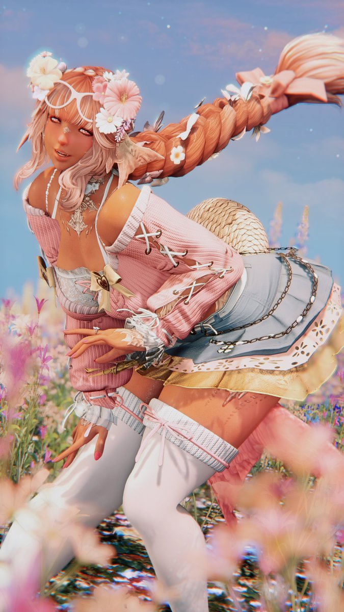 Petals dance in the zephyr