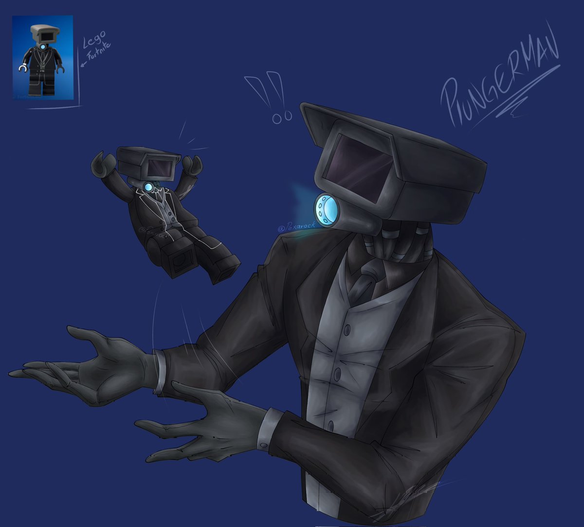 Pexarock's tweet photo. Ya saben que yo revivo cada que me acuerdo que tengo dibujos recién hechos o guardados JAJAJA en fin, Plungerman mi main en el Fort y mi esposo. Boom te extraño 🥀

#SkibidiToilet
#SKIBIDITOILET
#SkibidiToiletFanart https://t.co/hhUv6zrZvz
