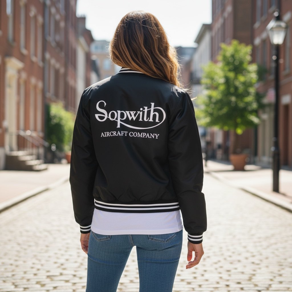 SopwithApparel's tweet image. Lightweight Sopwith Baseball Jacket ✈️
Classic aviation style, built for everyday wear.

#Sopwith #SopwithApparel #BaseballJacket #Menswear #Streetwear #Aviation