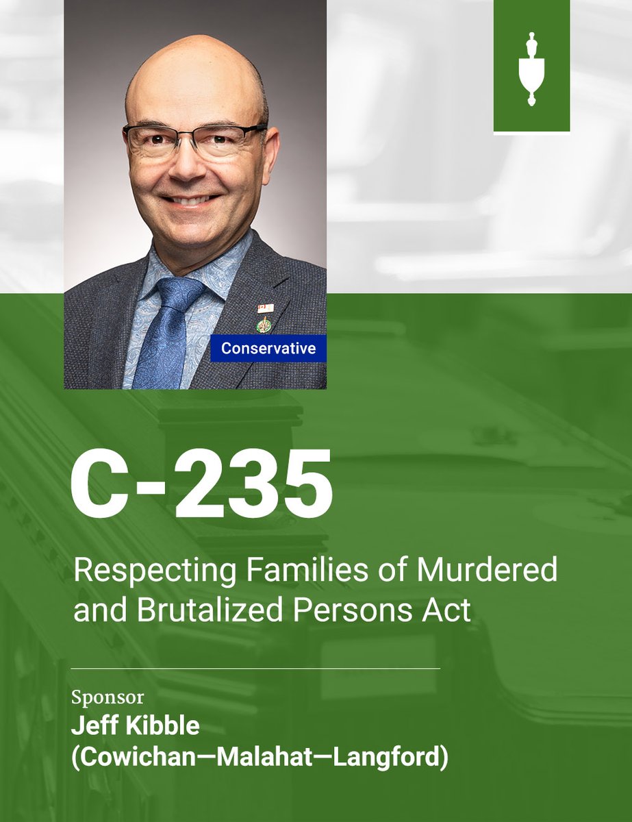 HoCChamber's tweet image. Bill #C235 was adopted at 2nd reading and referred to the #JUST committee. #cdnpoli