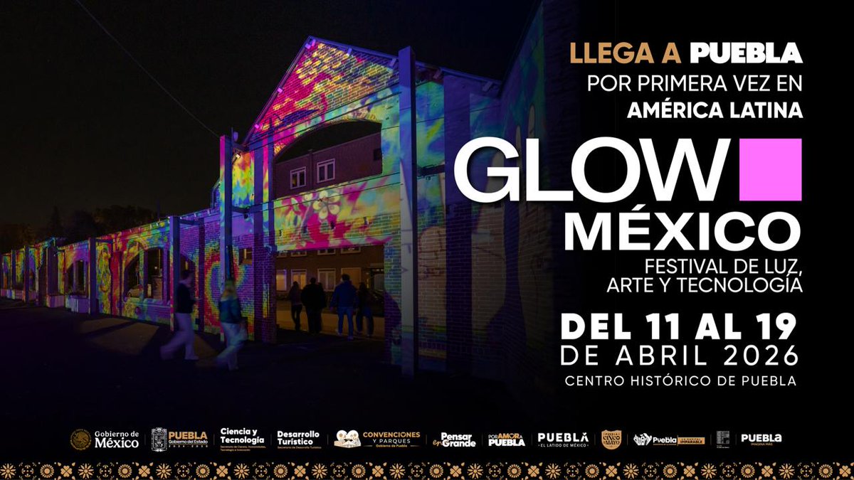 🎇 La noche se llena de luz y cultura.

📅 11–19 de abril 
📍 Centro Histórico 

El <a href="/Gob_Puebla/">Gobierno de Puebla</a> te invita.

#PorAmorAPuebla