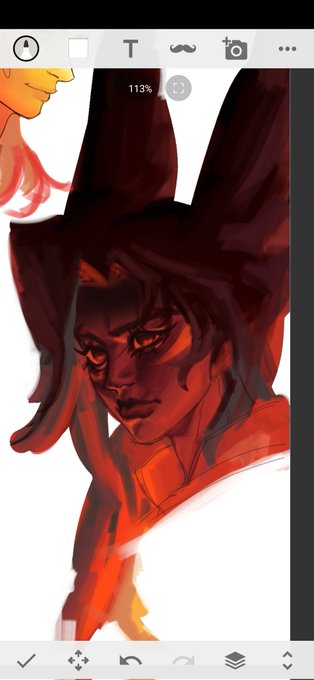 She is like a sunset 