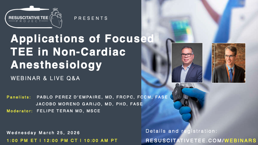 Resuscitative TEE Project tweet media