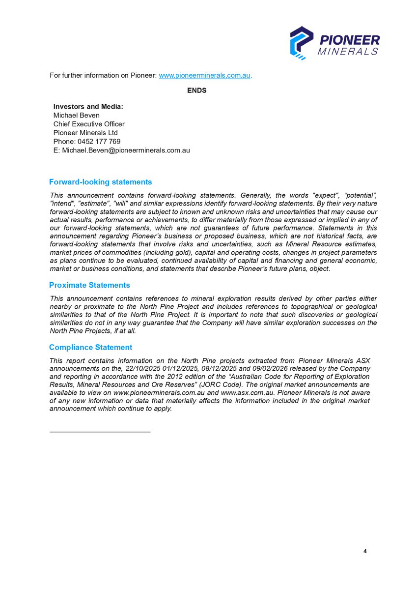 Pioneer Minerals (ASX: $PMM) Joins U.S. Defense Industrial Base Consortium

Key Highlights
• Accepted into the U.S. Defense Industrial Base Consortium (DIBC), supporting stronger U.S. defense supply chains and industrial capability.
• DIBC includes 1,500+ companies,