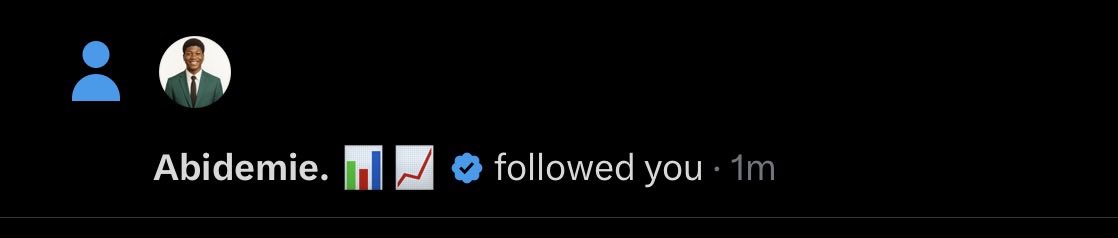 Abidemie. 📊📈 tweet media