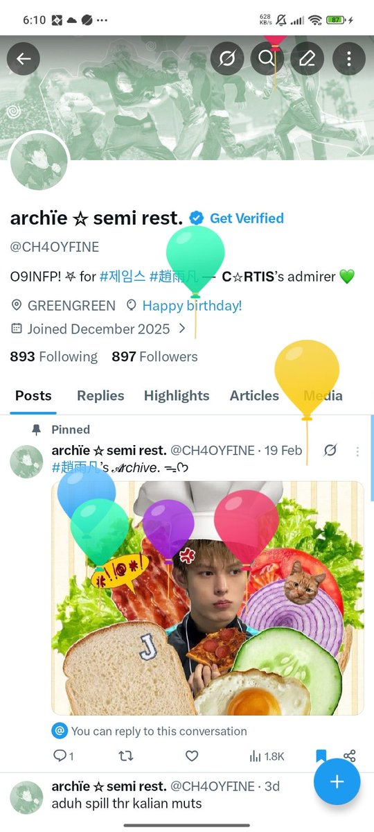 archïe ☆ k/ia tweet media