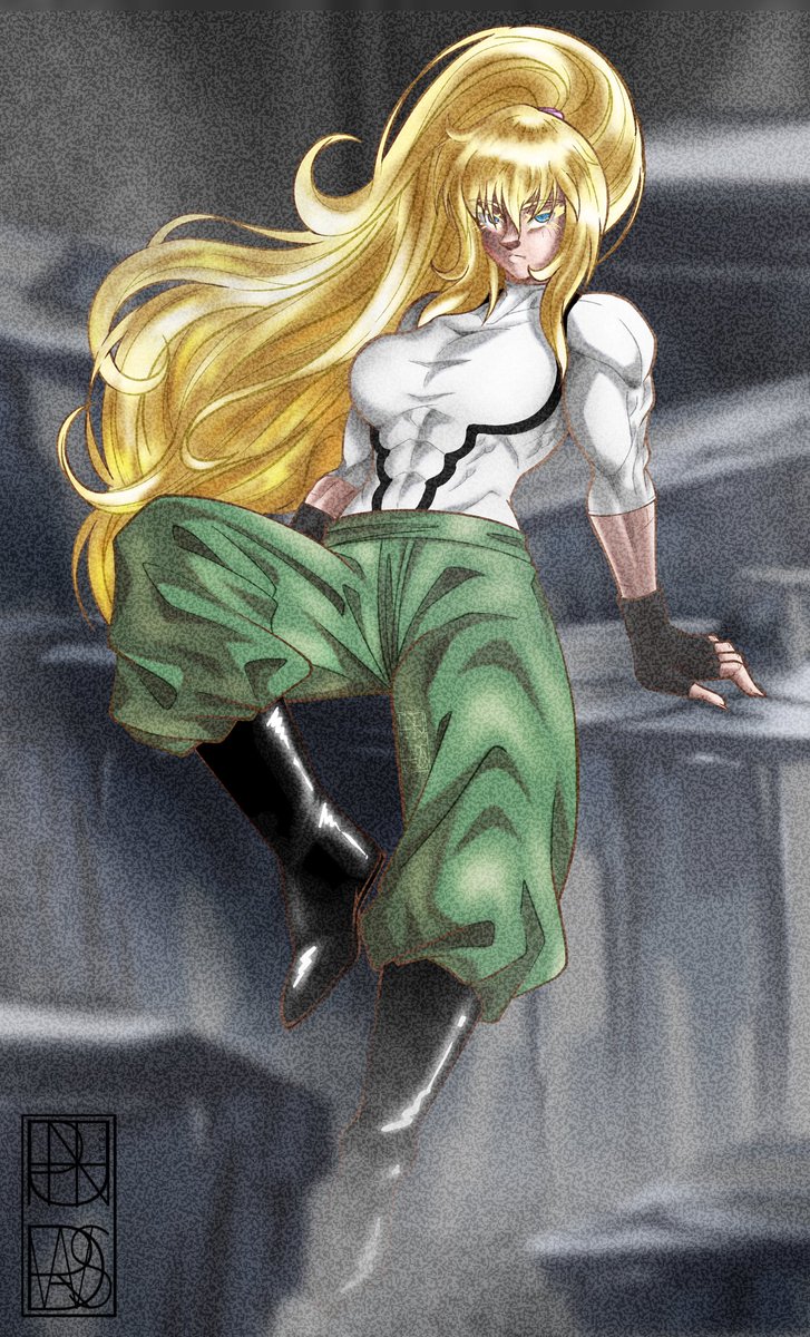 PuffinsArt's tweet image. Layla pin up style sorta thing 
Another from the backlog of pieces (I can’t seem to keep up with) 
Enjoy!
#drawing #anime #lore #oc #art