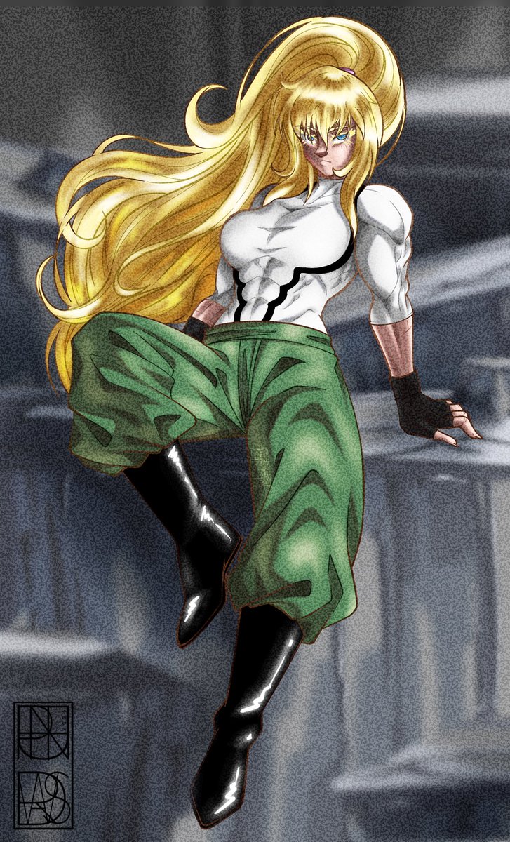 PuffinsArt's tweet image. Layla pin up style sorta thing 
Another from the backlog of pieces (I can’t seem to keep up with) 
Enjoy!
#drawing #anime #lore #oc #art