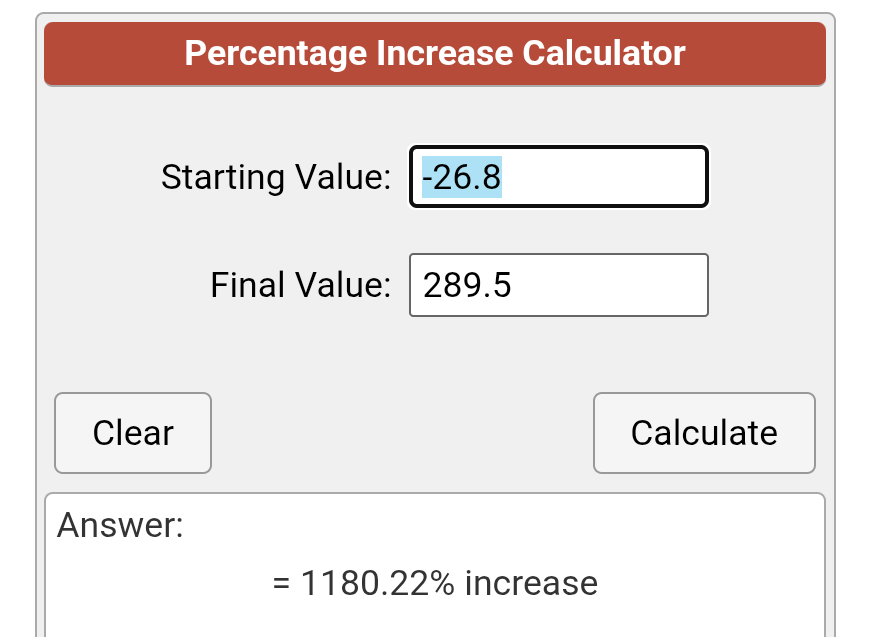 $GME 
1180% yoy improvement of Operating Income