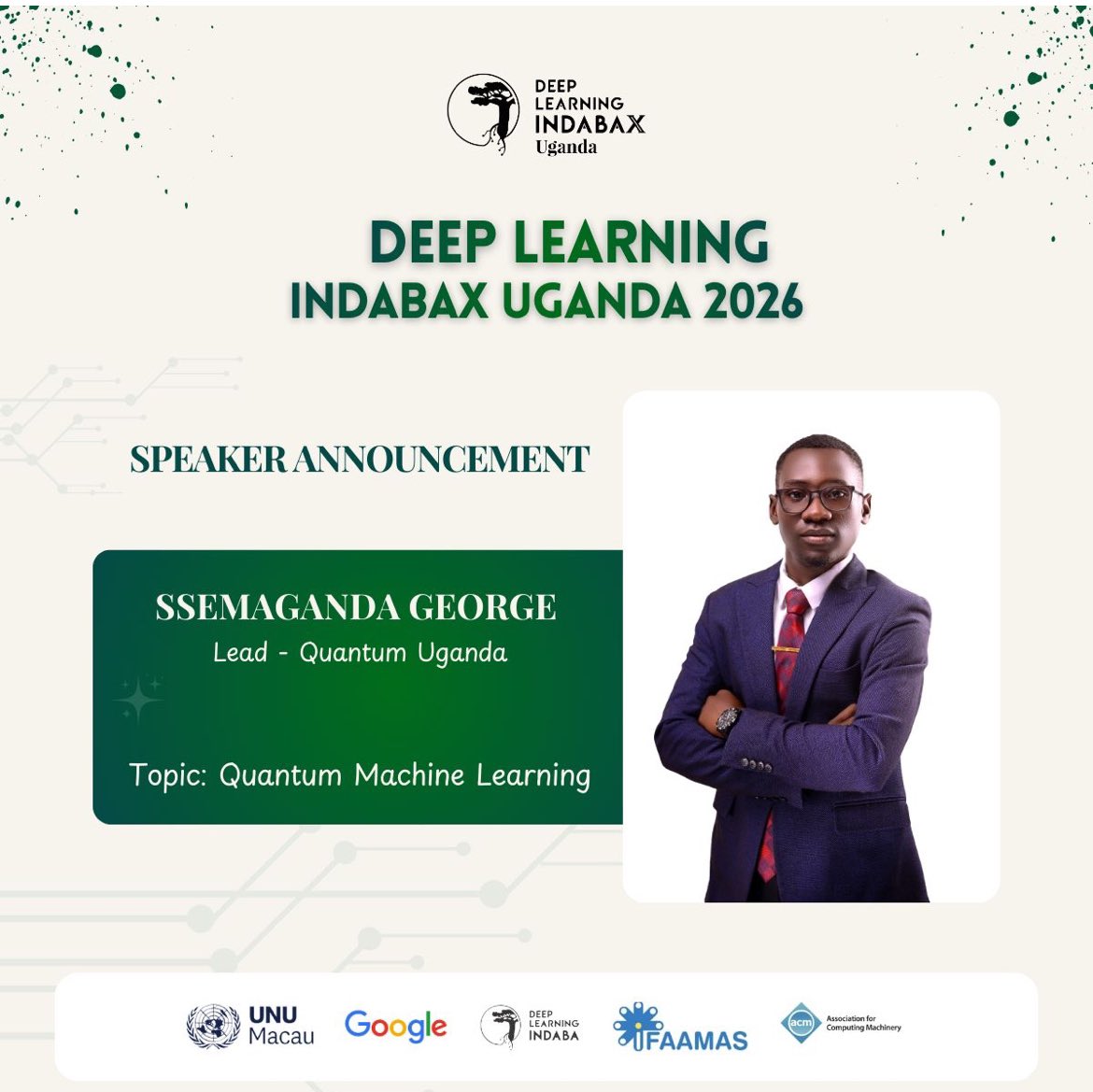 Quantum_Uganda's tweet photo. And today @Quantum_Uganda team  will join @deeplearningxUganda @DeepIndaba  2026 with an amazing Quantum Machine Learning Session with @nankyaZahara and @SsemagandaGeor4 . 

Program : https://t.co/YFgOKN9fzP

#DataScience #Ai #QML #DSA https://t.co/rnjvM48Kan
