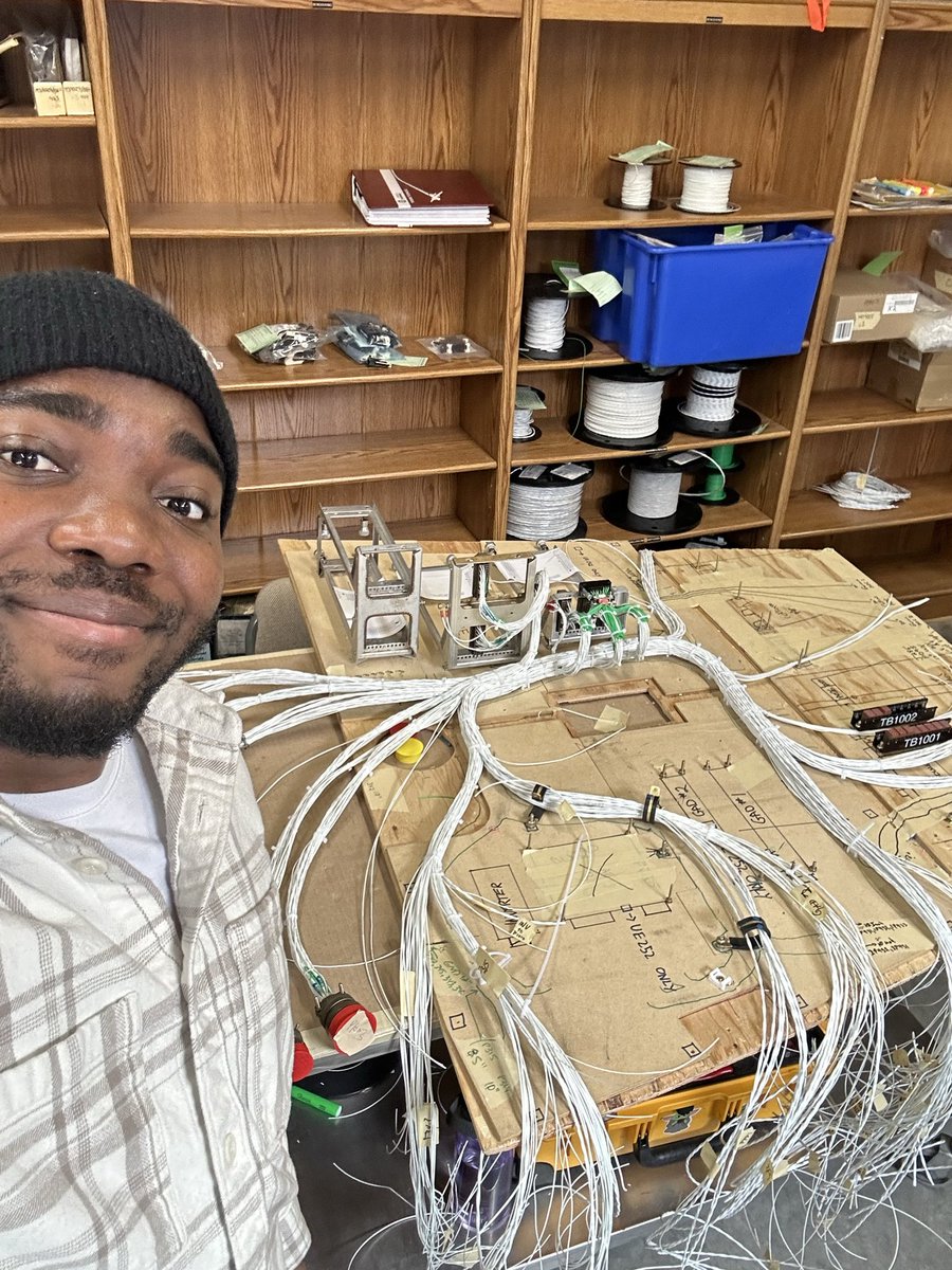 Clinton2590's tweet photo. The task today was straightforward, make an overhead circuit breaker panel using the provided wiring diagram and an already built circuit.

I literally paused for 20 minutes trying to figure out what was going on in the diagram 🤣

But I made it at the end!! https://t.co/ziL5fLVHFN
