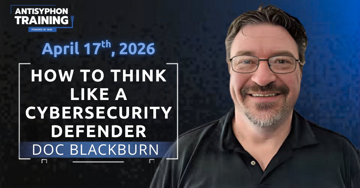 Antisyphon Training tweet media