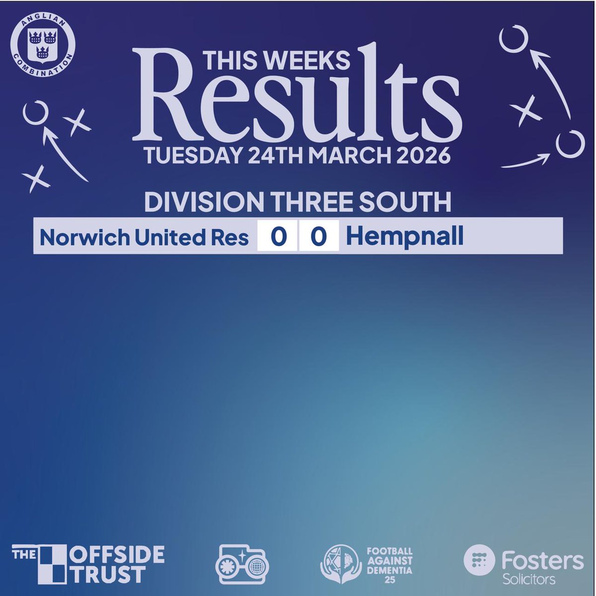 Fosters Solicitors Anglian Combination tweet media