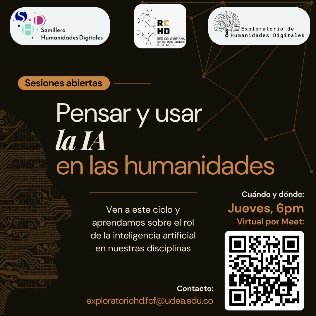 Exploratorio de Humanidades Digitales UdeA tweet media