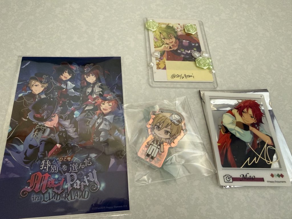 shyu910mi's tweet photo. 【交換 】あんスタ パシャっつ ぱしゃっつ 特典

譲 画像のもの

求:大いなる歌詞カード
クリカvol4 凛月 維吹 
フォニ、スタライ チップス
L日和、凛月、薫、維吹
維吹:10th特典、10周年ぱしゃ以外なんでも

郵送または12日池袋手渡し、26日スタライ手渡し

お気軽にお声掛けください🙇‍♀️ https://t.co/rpycv1llPG