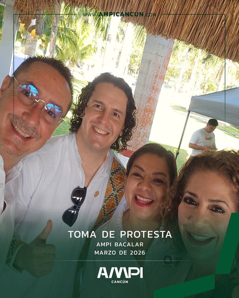 AMPI Cancún presente en la Toma de Protesta del Consejo Directivo de AMPI Bacalar.

En representación asistieron Patricia Mora y Roberto Sánchez, fortaleciendo la unión del sector inmobiliario en Quintana Roo.