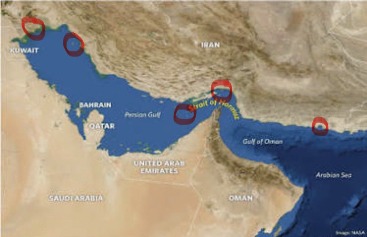 arashreisi's tweet photo. Trump’s decision to delay strikes on Iranian power plants should not be read as de-escalation. It may serve to stabilize markets and contain oil shocks but also to buy time for military positioning.

Delays in war are often preparations!

If escalation resumes, attention should turn to four potential axes: #Kharg Island, the three Iranian islands (Abu Musa, Greater & Lesser Tunbs), the Strait of #Hormuz and the #Chabahar -Konarak. 

Recent reports also point to a potential U.S. ground operation targeting #Khorramshahr and #Abadan via Kuwait and the Al-Faw Peninsula.